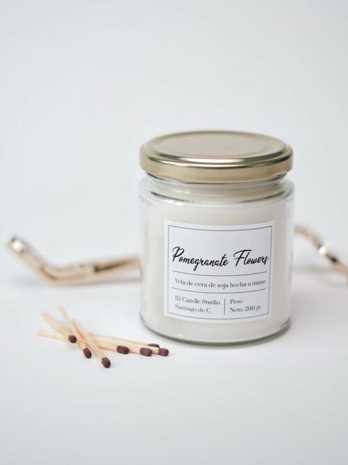 Vela Pomegranate Flowers - Imagen 2