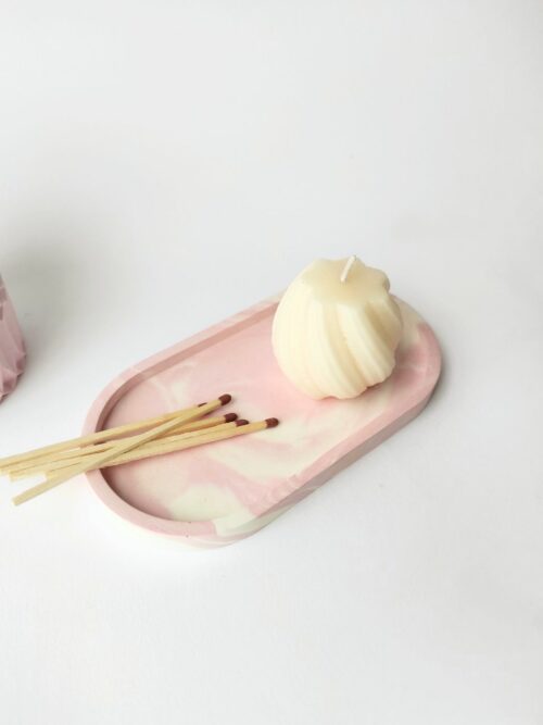 Bandeja decorativa para velas - Imagen 3